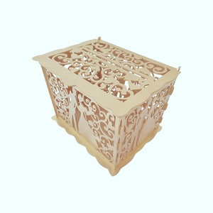 Cutie pentru plicuri de bani pentru nunta, auriu, 30x24x22.5CM - accesorii nuntă - amintiri și cadouri de nuntă - cutie dar nuntă - Artynos.ro