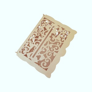 Cutie pentru plicuri de bani pentru nunta, auriu, 30x24x22.5CM - accesorii nuntă - amintiri și cadouri de nuntă - cutie dar nuntă - Artynos.ro