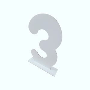 Cifra decorativa din lemn, cifra aniversara, cifra din lemn volumetrica, cifra pentru zile de nastere - inaltime 50cm - accessorii și unelte - orologerie - numere, litere - Artynos.ro