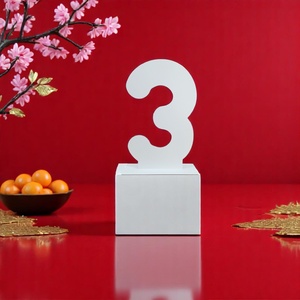 Cifra decorativa din lemn, cifra aniversara, cifra din lemn volumetrica, cifra pentru zile de nastere - inaltime 50cm, Accessorii si unelte, Orologerie, Numere, litere, Prelucrarea lemnului, Decoupage, transfer si tehnici servetel, ARTYNOS