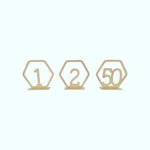 Decoratiuni masa botez si nunta, numere masa set 1-50 buc - accesorii nuntă - materiale decor pentru nuntă - decorațiuni pentru masa de nuntă  - Artynos.ro