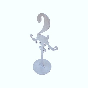 Set numere de masa din lemn 1-40 pentru evenimente - argintiu - 25cm - accesorii nuntă - materiale decor pentru nuntă - decorațiuni pentru masa de nuntă  - Artynos.ro
