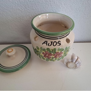 Recipient ceramic pentru pastrare usturoiului - casă & stil de viață - echipamente de bucătărie - accesorii de depozitare  - recipient de condimente - Artynos.ro