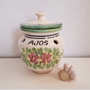 Recipient ceramic pentru pastrare usturoiului - Artynos.ro