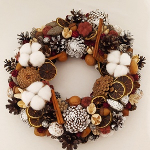 Coronita Craciun - accesorii de crăciun - decorațiuni de crăciun de casă - decorațiuni uși de crăciun - Artynos.ro