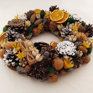 Coronita Craciun - accesorii de crăciun - decorațiuni de crăciun de casă - decorațiuni uși de crăciun - Artynos.ro