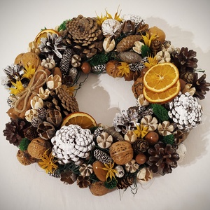 Coronita Craciun - accesorii de crăciun - decorațiuni de crăciun de casă - decorațiuni uși de crăciun - Artynos.ro