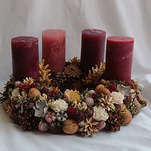 Coronita Advent - crăciun - decorațiuni de advent - decor de lumânări advent - Artynos.ro