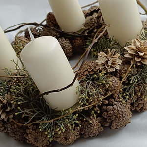 Coronita Advent - crăciun - decorațiuni de advent - coroniță advent - Artynos.ro