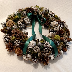 Coronita Craciun/Advent - crăciun - decorațiuni de advent - coroniță advent - Artynos.ro