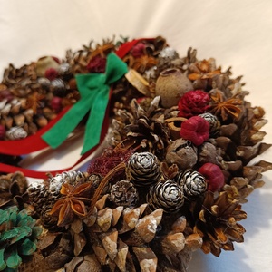 Coronita Craciun/Advent - crăciun - decorațiuni de advent - coroniță advent - Artynos.ro