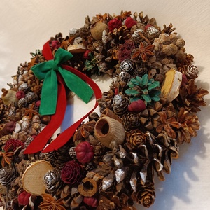 Coronita Craciun/Advent - crăciun - decorațiuni de advent - coroniță advent - Artynos.ro