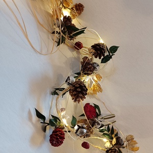 Ghirlanda luminoasa Craciun  - crăciun - decorațiuni de crăciun de casă - luminițe de crăciun - Artynos.ro