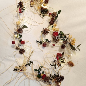 Ghirlanda luminoasa Craciun , Craciun, Decoratiuni de Craciun de casa, Luminite de Craciun, Aranjament de flori, ARTYNOS