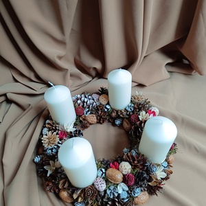 Coronita Advent, Craciun, Decoratiuni de Advent, Coronita Advent, Aranjament de flori, ARTYNOS