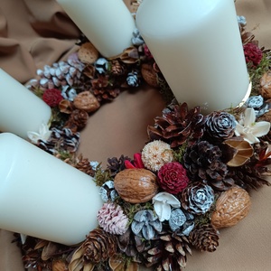 Coronita Advent - crăciun - decorațiuni de advent - coroniță advent - Artynos.ro