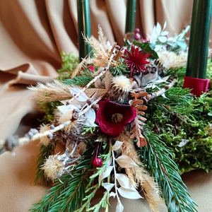 Decoratiune Advent/Craciun - crăciun - decorațiuni de advent - decor de lumânări advent - Artynos.ro