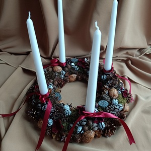 Coronita Advent - crăciun - decorațiuni de advent - coroniță advent - Artynos.ro