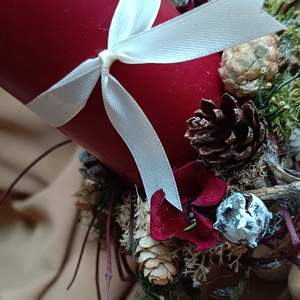 Lumanare Craciun - crăciun - decorațiuni de crăciun de casă - decor pentru masă de crăciun - Artynos.ro