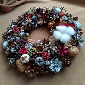 Coronita Craciun/Advent - crăciun - decorațiuni de crăciun de casă - decorațiuni pentru ușă de crăciun - Artynos.ro