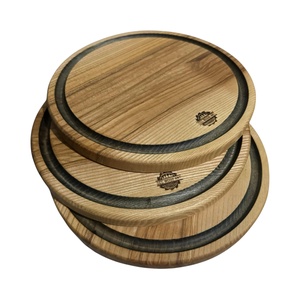 Platou rotund servire din lemn - casă & stil de viață - accesorii pentru echipamente de bucătărie - accesorii de servire - boluri și farfurii din lemn, bol de servire - Artynos.ro