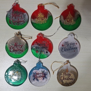 Decoratiuni pentru bradul de Craciun, Craciun, Decoratiuni de Craciun de casa, Globuri de Craciun, Obiecte pictate, ARTYNOS