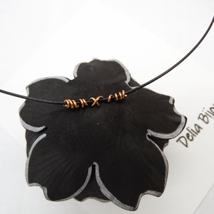 Colier handmade statement unicat -floral- foamiran (cod1256) - bijuterii - coliere - coliere statement - Artynos.ro