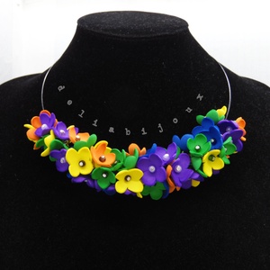 Set Bijuterii Handmade Flori de Poveste (cod1181) - bijuterii - seturi de bijuterii - Artynos.ro