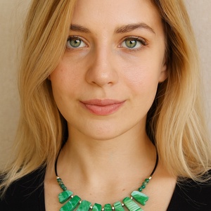 Colier handmade unicat - agate (cod648) - Artynos.ro