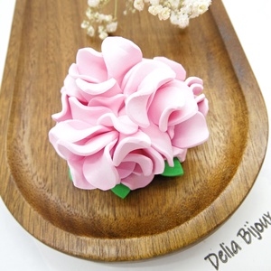 Brosa statement handmade unicat - Martisor - floare (cod1160) - bijuterii - broșe - Artynos.ro