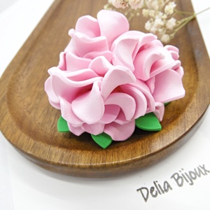 Brosa statement handmade unicat - Martisor - floare (cod1160) - bijuterii - broșe - Artynos.ro