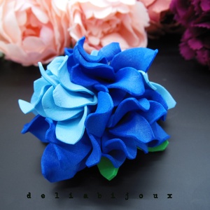 Brosa statement handmade unicat - Martisor - floare (cod954) - bijuterii - broșe - Artynos.ro