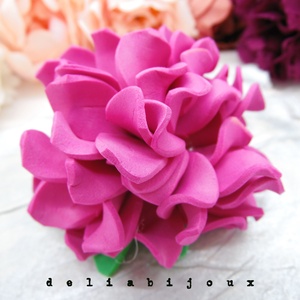 Brosa statement handmade unicat - Martisor - floare (cod952) - bijuterii - broșe - Artynos.ro