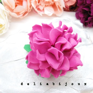 Brosa statement handmade unicat - Martisor - floare (cod952) - bijuterii - broșe - Artynos.ro