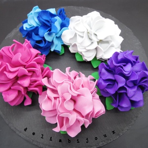 Brosa statement handmade unicat - Martisor - floare (cod951) - bijuterii - broșe - Artynos.ro