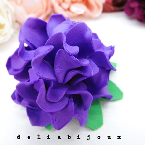 Brosa statement handmade unicat - Martisor - floare (cod951) - bijuterii - broșe - Artynos.ro