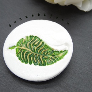 Brosa statement handmade unicat - Martisor (cod927) - bijuterii - broșe - Artynos.ro