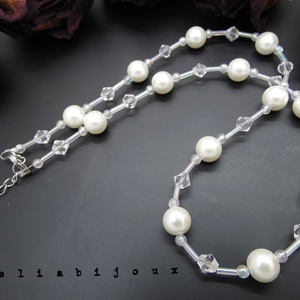 Colier handmade -margele nisip, perle de sticla (cod1206), Bijuterii, Coliere, Coliere din margele, Confectionarea bijuteriilor, ARTYNOS