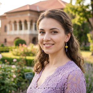 Cercei handmade eleganți - agat galben fațetat și ametist free form - bijuterie cu pietre naturale (cod1409) - bijuterii - cercei - cercei din pietre semiprețioase - Artynos.ro