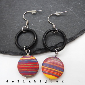 Cercei handmade statement - Stil Industrial (cod1100) - Artynos.ro