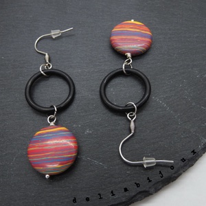 Cercei handmade statement - Stil Industrial (cod1100) - bijuterii - cercei - cercei din pietre semiprețioase - Artynos.ro