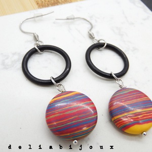 Cercei handmade statement - Stil Industrial (cod1100) - bijuterii - cercei - cercei din pietre semiprețioase - Artynos.ro