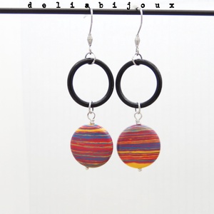 Cercei handmade statement - Stil Industrial (cod1100) - bijuterii - cercei - cercei din pietre semiprețioase - Artynos.ro