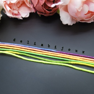 Set Brățări Prieteniei Handmade � 5 Brățări Colorate din Ață de Bumbac (cod956) - bijuterii - brățări - brățări împletite - Artynos.ro