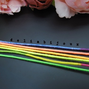 Set Brățări Prieteniei Handmade � 5 Brățări Colorate din Ață de Bumbac (cod949) - bijuterii - brățări - brățări împletite - Artynos.ro