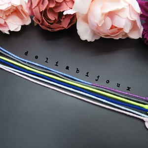 Set Bratari Prieteniei Handmade � 5 Bratari Colorate din Ata de Bumbac (cod947) - Artynos.ro