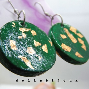 Cercei statement handmade unicat - rotunzi (cod912) - bijuterii - cercei - cercei lungi - Artynos.ro