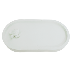 Suport tava ipsos Handmade 17.5 x 9.5 cm, Casă & Stil de viață, Accesorii pentru decorat casa, Decorațiuni de masă și decorațiuni pentru rafturi , Decorațiuni de masă, Turnare în gips, ARTYNOS