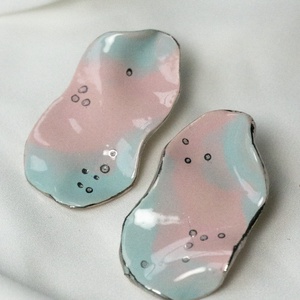 Cercei ceramica , Bijuterii, Cercei, Cercei si ornamente pentru urechi, Ceramica, Confectionarea bijuteriilor, ARTYNOS