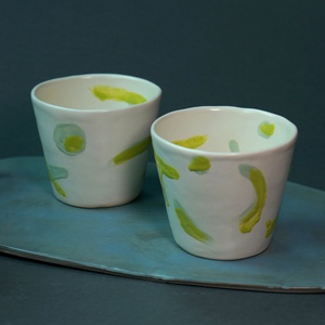 Set cani din ceramica , Casa & Stil de viata, Echipamente de bucatarie, Accesorii de servire, Cani, Ceramica, ARTYNOS